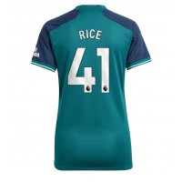Fotballdrakt Dame Arsenal Declan Rice #41 Tredjedrakt 2023-24 Kortermet
